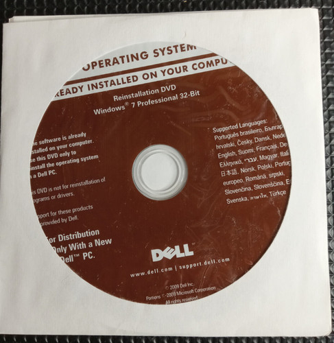 New dell windows - windows, 7